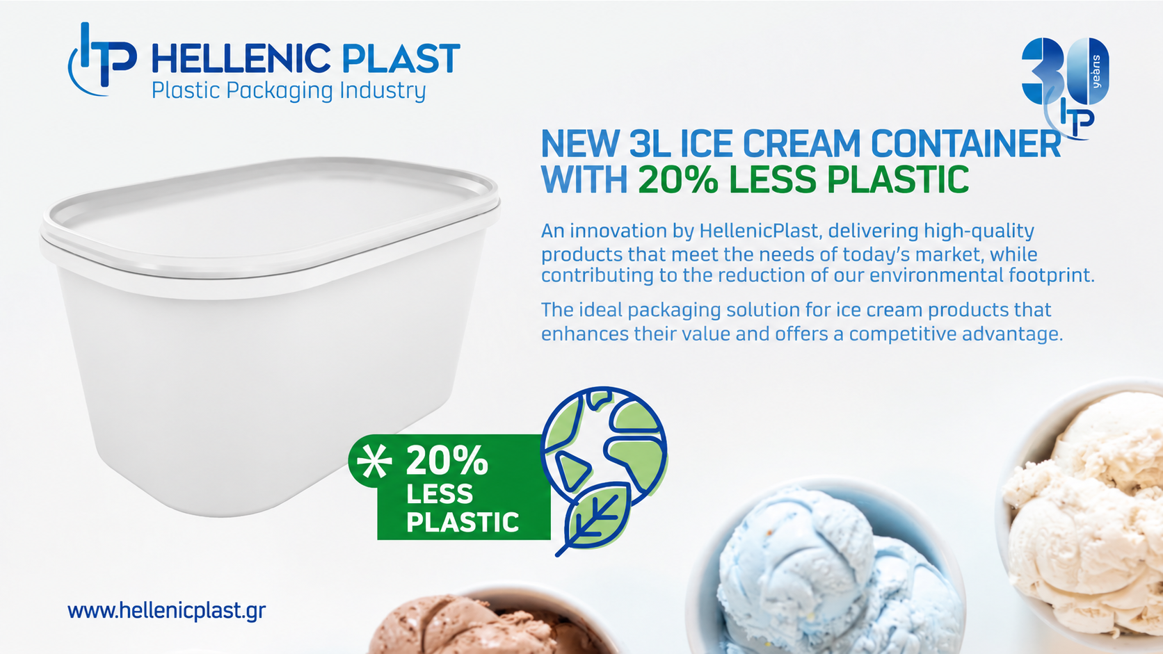 20% less plastic